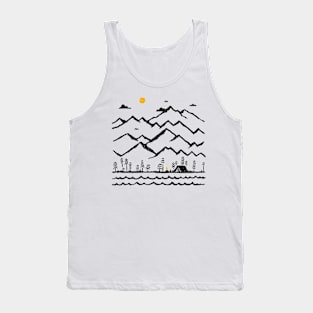 Camp Fire (for Light Color) Tank Top